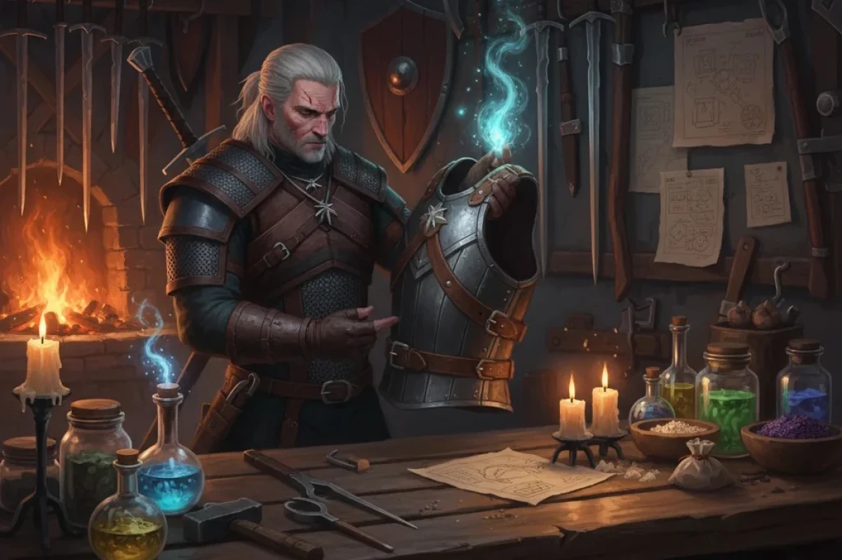 آموزش ارتقای زره‌های Witcher Gear در Witcher 3