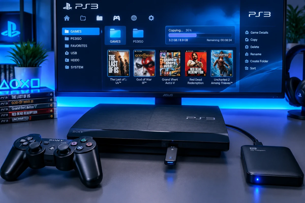 آموزش جامع نصب و انتقال بازی به PS3 کپی‌خور (به روش مدرن)
