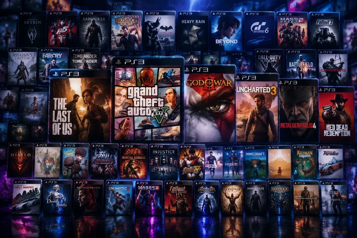لیست ۵۰ بازی برتر PS3 برای کنسول‌های کپی‌خور (CFW / HEN) + جدول حجم ISO و PKG