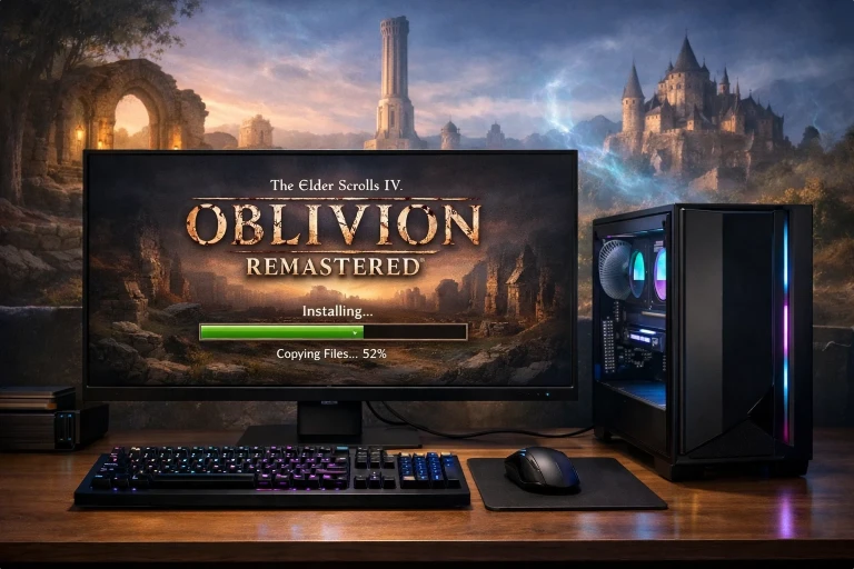 آموزش نصب Oblivion Remastered + رفع خطاهای نصب