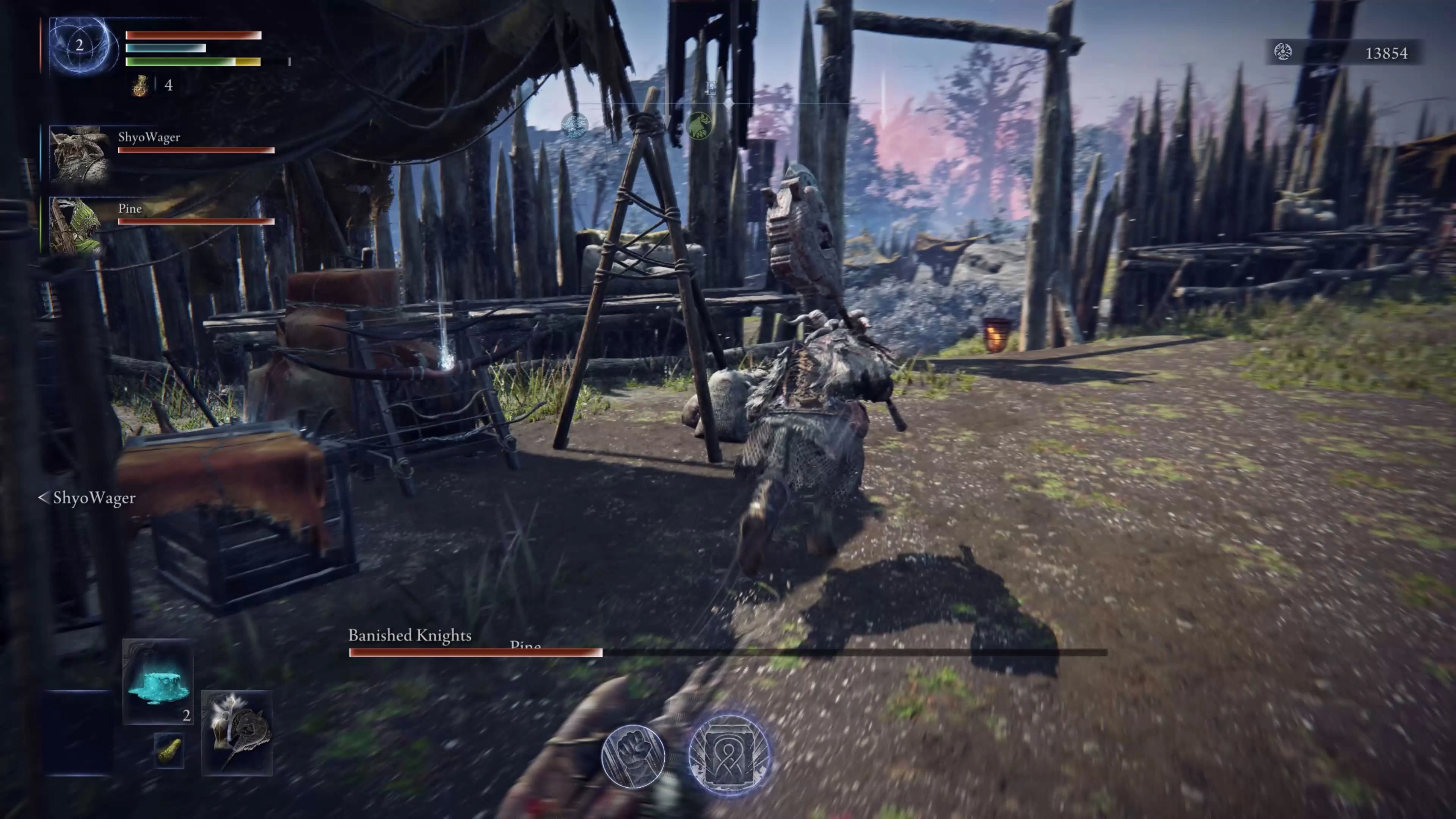 اسکرین‌شات نقد و بررسی Elden Ring Nightreign با نمایش منوی بازی