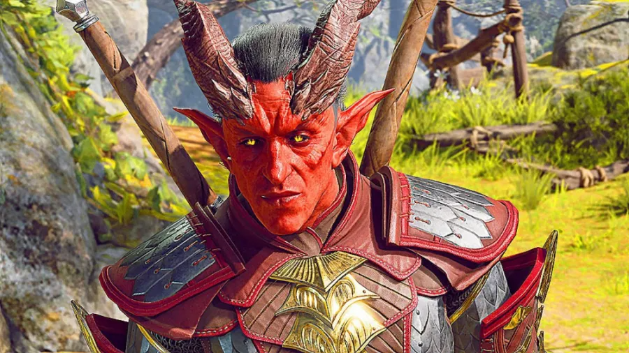 کارکتر اژدها قرمز رنگ از شخصیت های بازی Baldur’s Gate 3