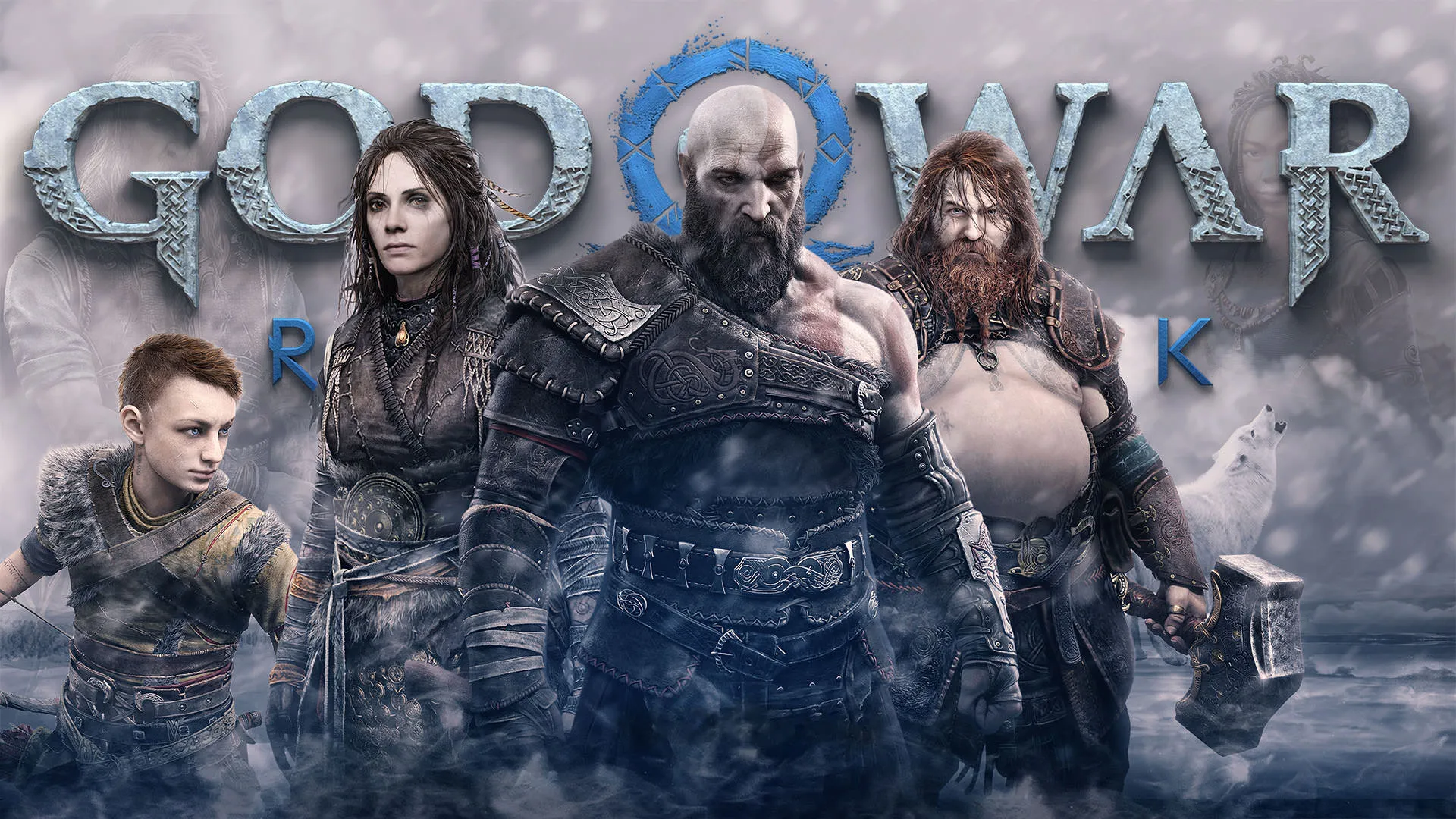 تصویری از شخصیت های بازی God of War Ragnarok 